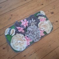 Snuffelmat bloemen
