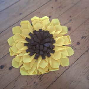 Snuffelmat zonnebloem